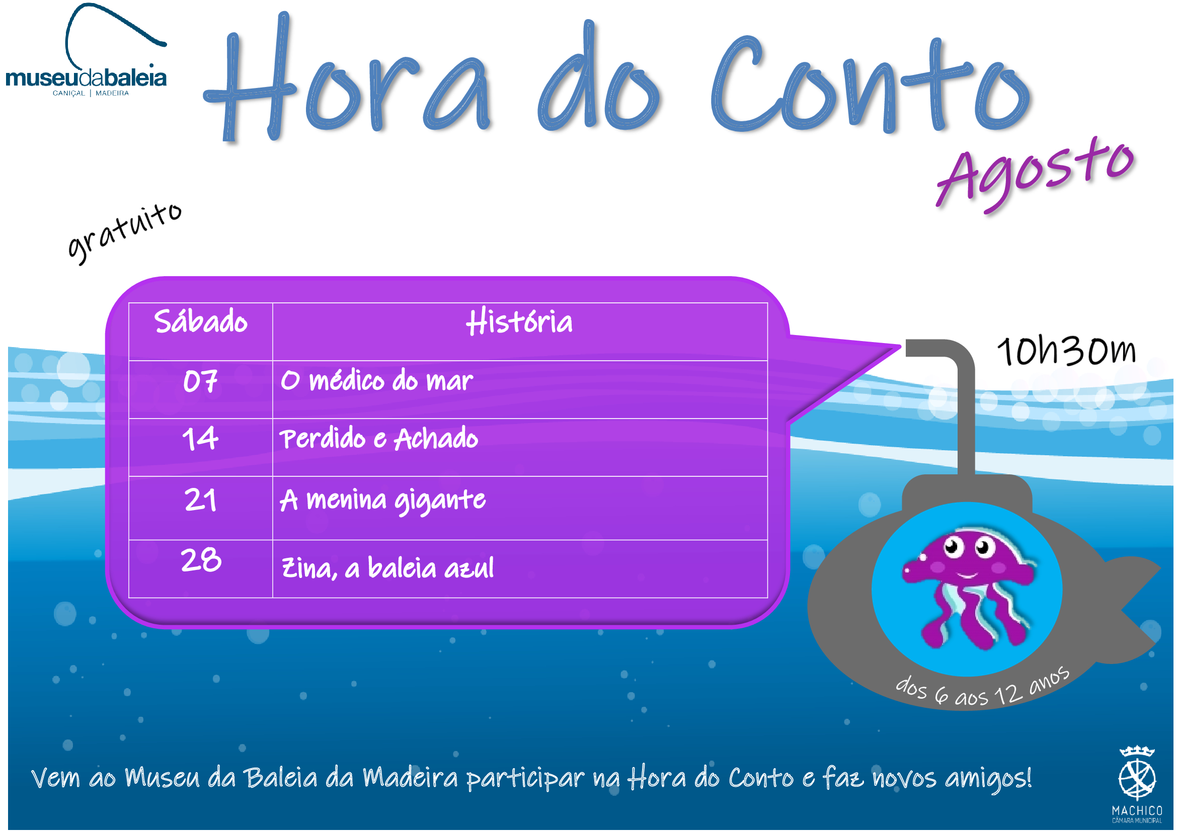 HORA DO CONTO - CARTAZ MS DE AGOSTO