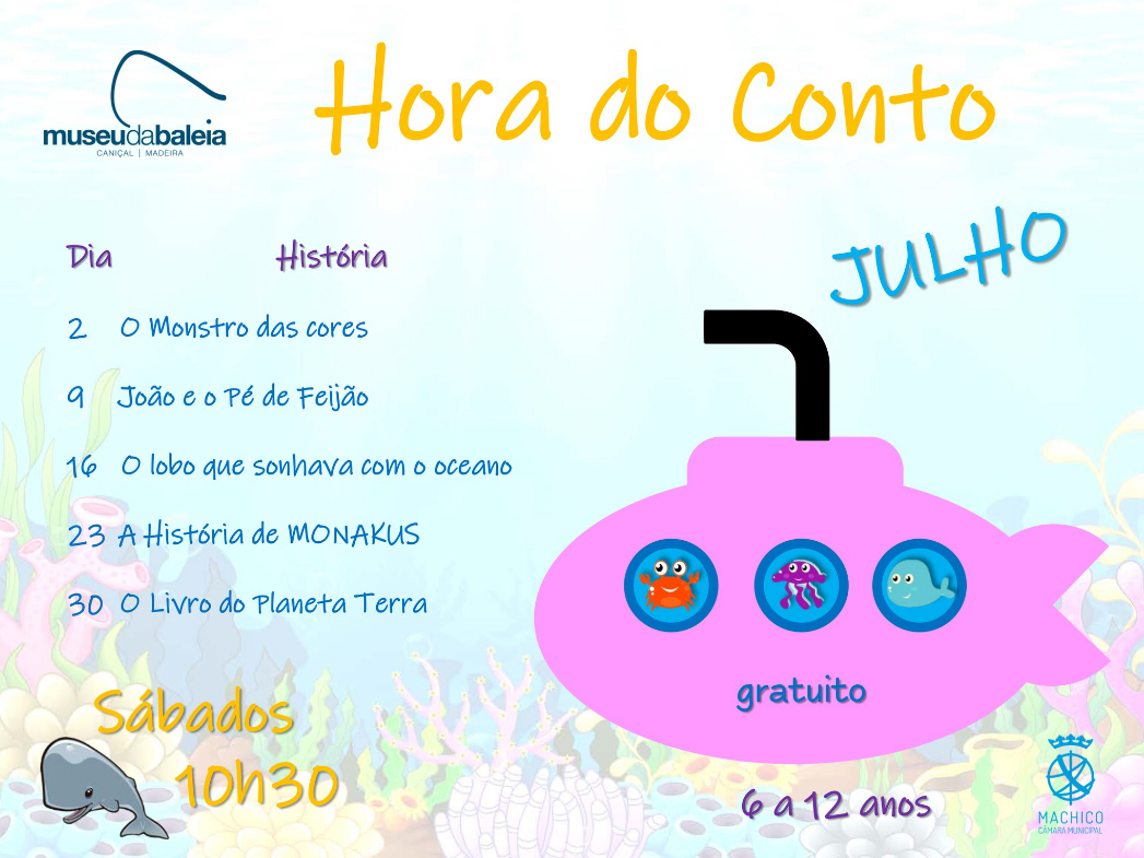 Hora do conto julho 2022