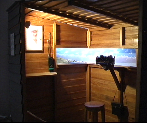 Réplica de uma vigia da baleia